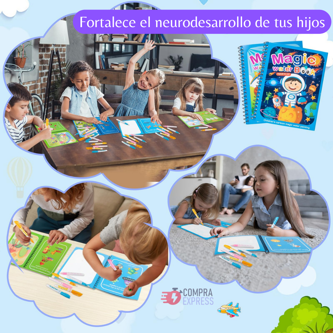 Magic Book® Libro para Colorear con Agua