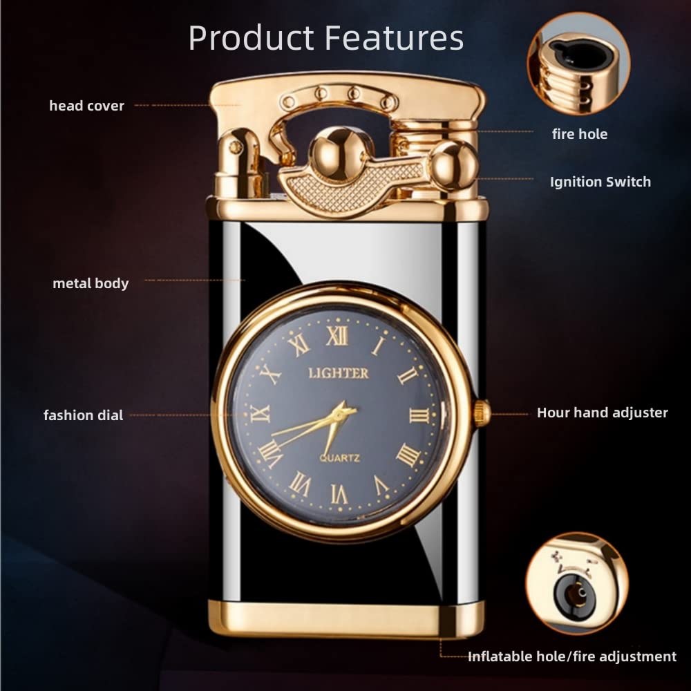 Elegant Lighter® Encendedor y Reloj 2 en 1 + Envío Gratis 🔥